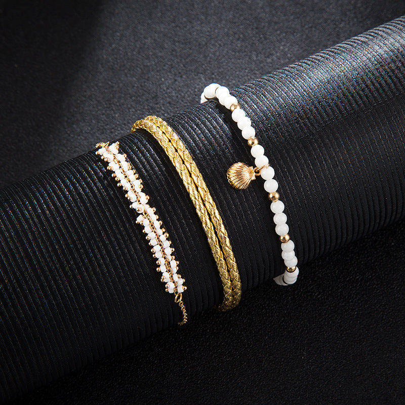 Bohemian 3 Set Anklets