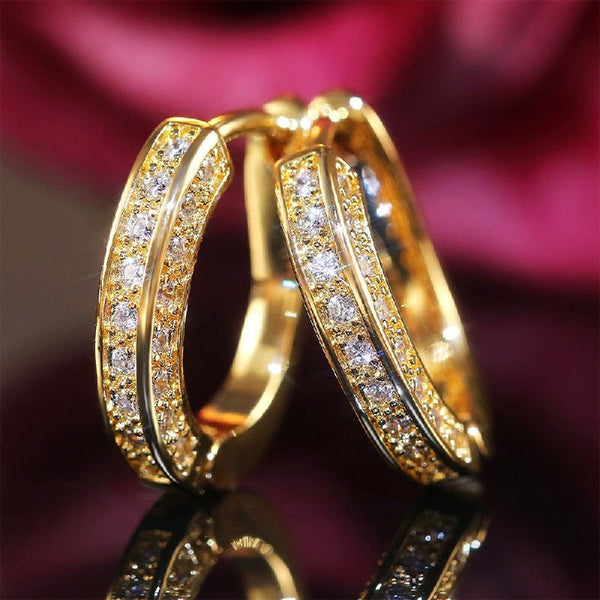 Women’s Teardrop & Round Earrings