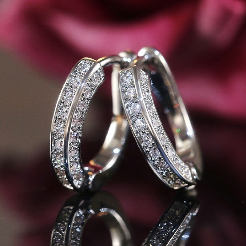 Women’s Teardrop & Round Earrings