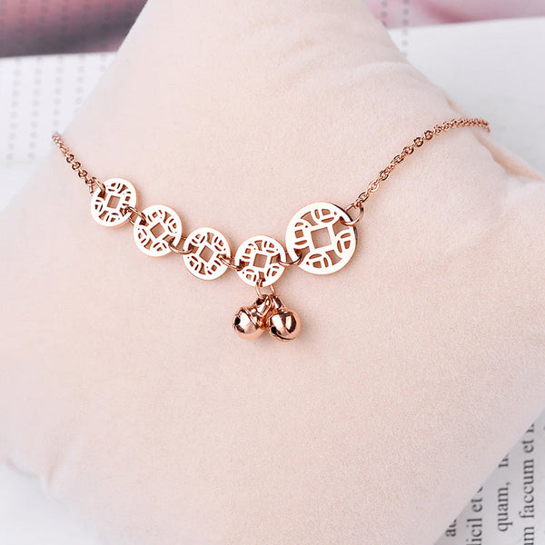 Rose Gold Boho Anklet
