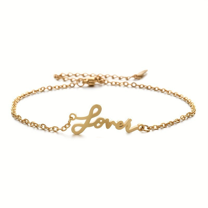 Real Gold Plated O-Chain Stainless Steel Anklet