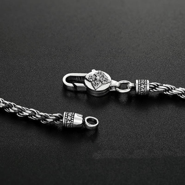 Men's Fashion Simple Vintage Six Character Necklace