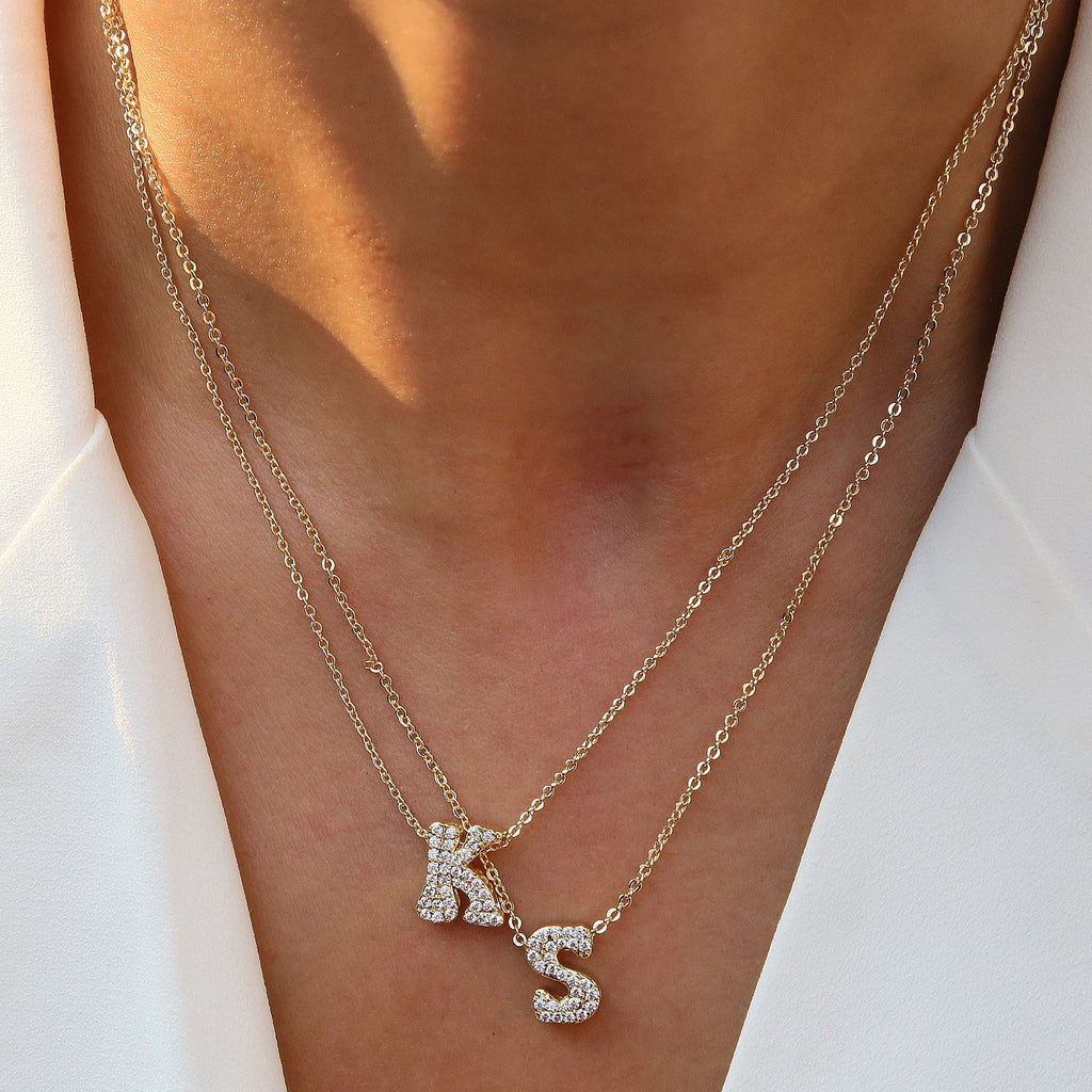 18K Brass DIY Name Pendants