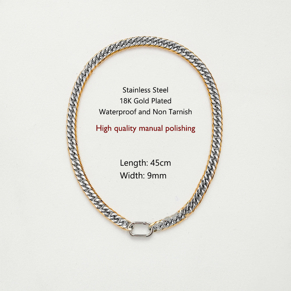 9mm Cuban Link Chain Necklace