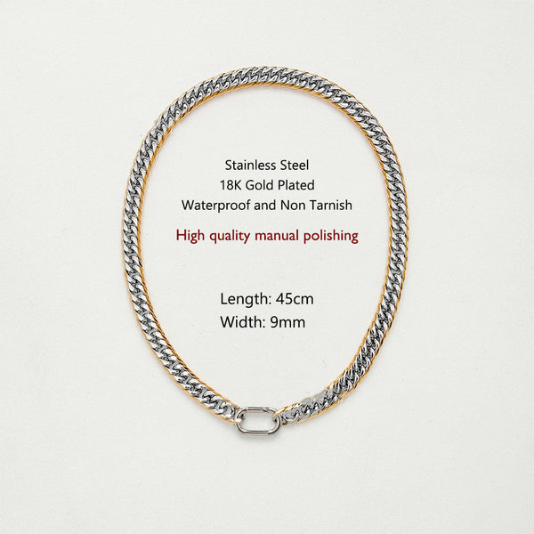 9mm Cuban Link Chain Necklace