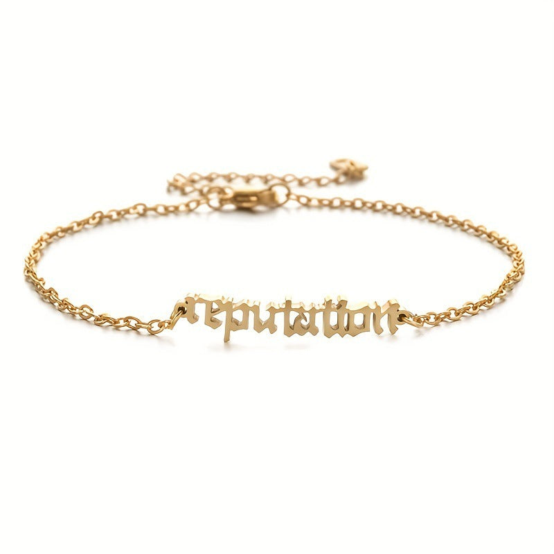 Real Gold Plated O-Chain Stainless Steel Anklet