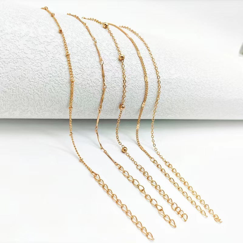 Set of 5 Anklets