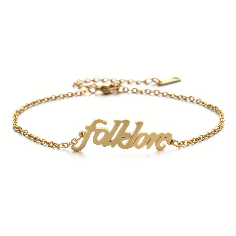 Real Gold Plated O-Chain Stainless Steel Anklet