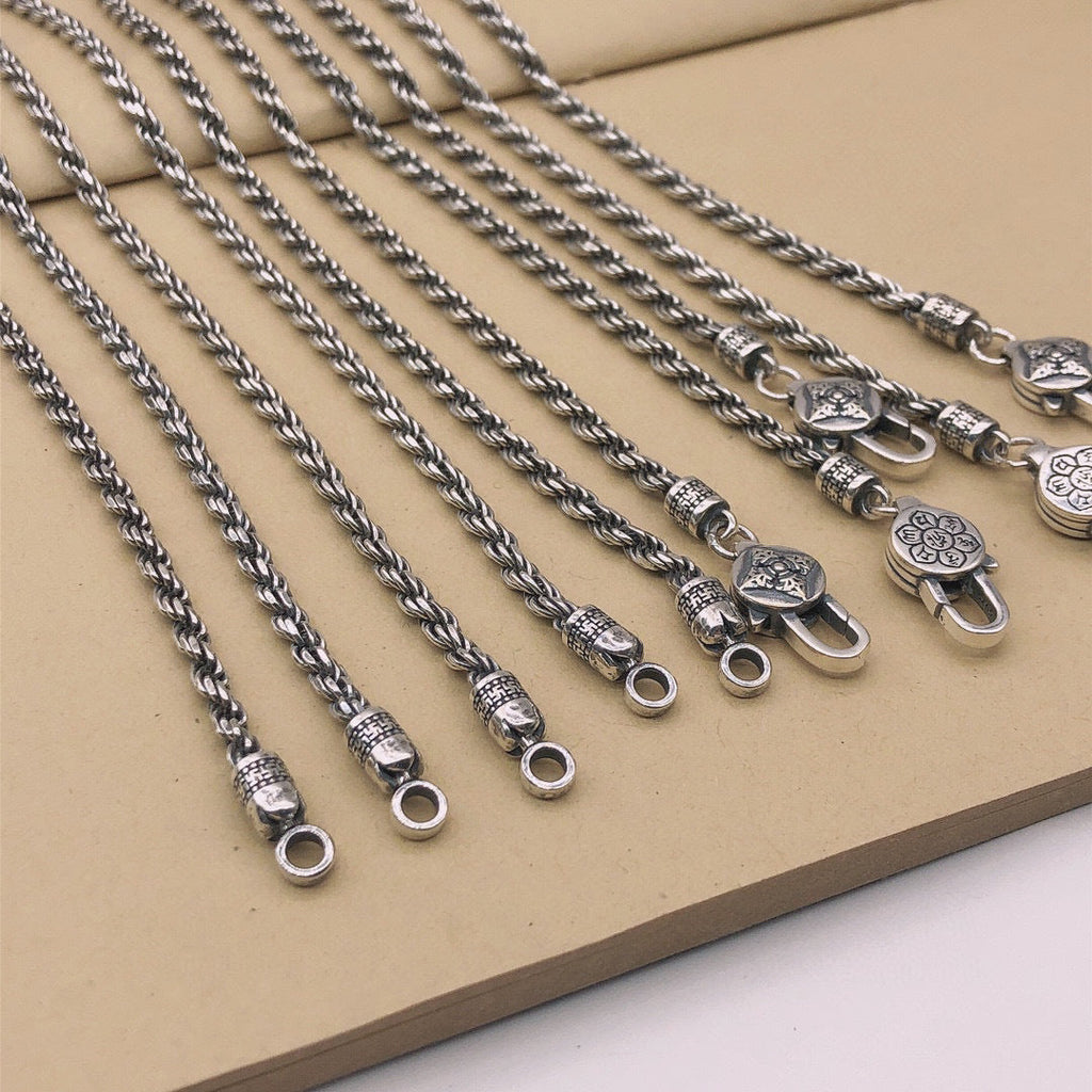 Men's Fashion Simple Vintage Six Character Necklace